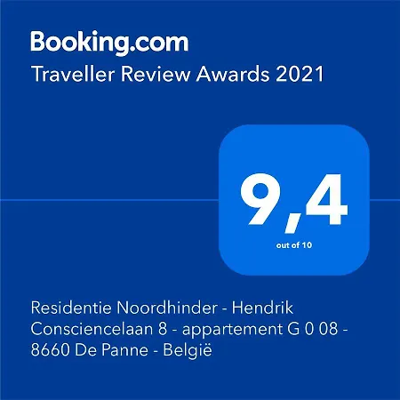 Residentie Noordhinder - Hendrik Consciencelaan 8 - G 0 08 - 8660 - Belgie *